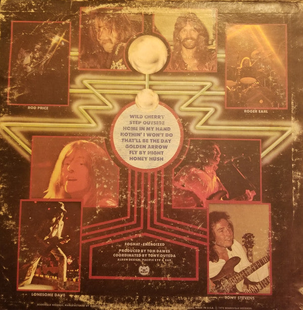Foghat : Energized (LP, Album, Los)