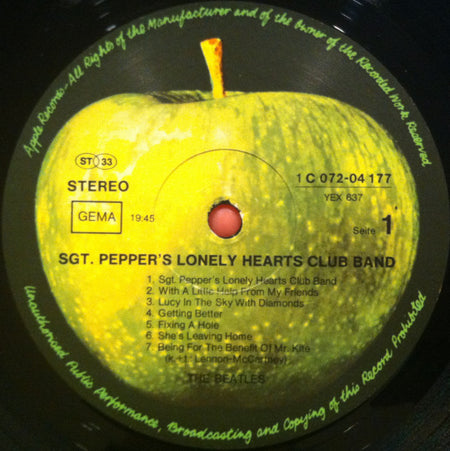 The Beatles : Sgt. Pepper's Lonely Hearts Club Band (LP, Album, RE, RP, Gat)