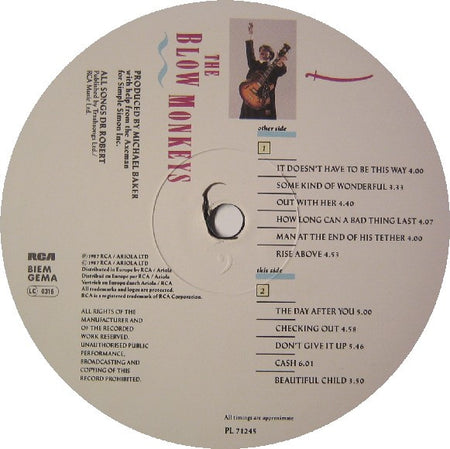 The Blow Monkeys : She Was Only A Grocer's Daughter (LP, Album)