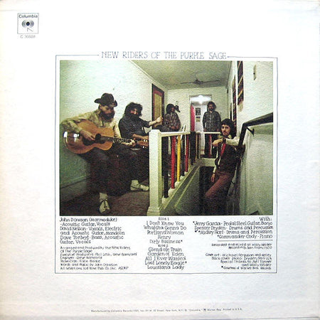 New Riders Of The Purple Sage : New Riders Of The Purple Sage (LP, Album, Pit)
