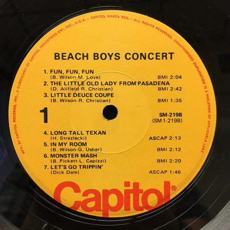 The Beach Boys : Concert (LP, Album, RE, Los)