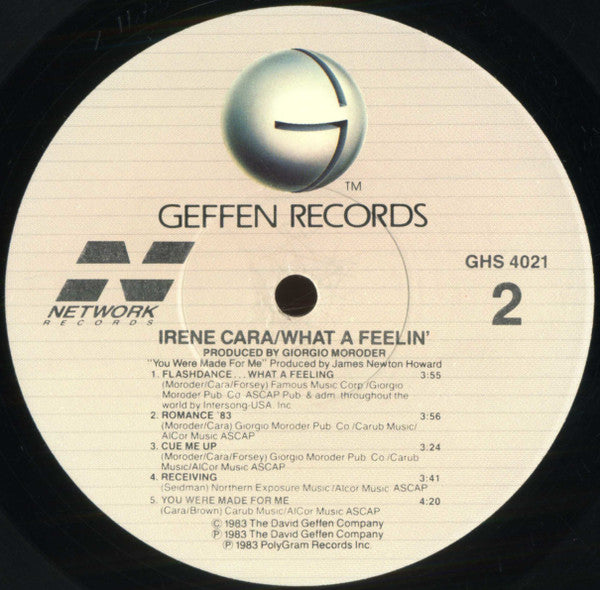 Irene Cara : What A Feelin' (LP, Album, All)