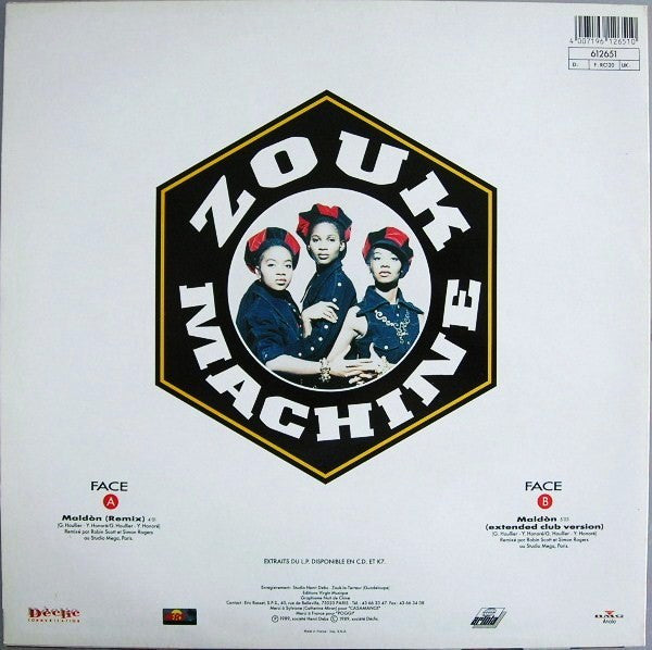 Zouk Machine : Maldòn (Remix) (12", Maxi)