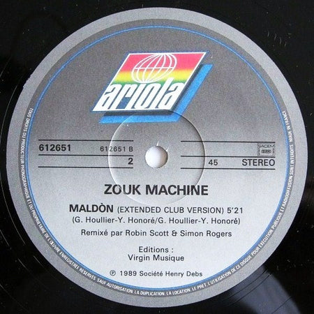 Zouk Machine : Maldòn (Remix) (12", Maxi)