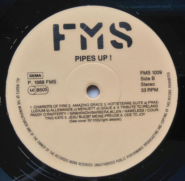 Allan Eaton (3) / Herbert Bartmann / John Chapman (9) : Pipes Up! (LP)