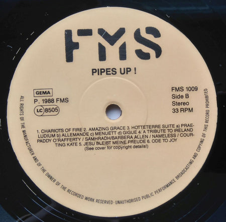Allan Eaton (3) / Herbert Bartmann / John Chapman (9) : Pipes Up! (LP)