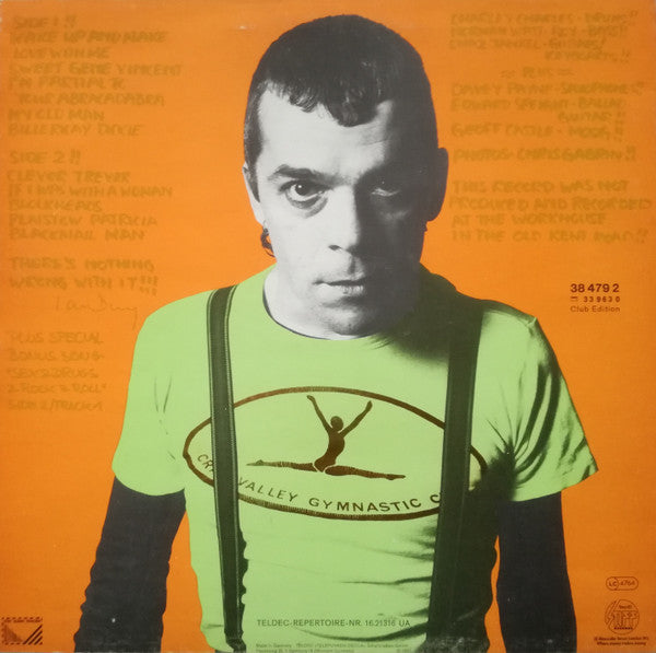 Ian Dury : New Boots And Panties!! (LP, Album, Club, RE)