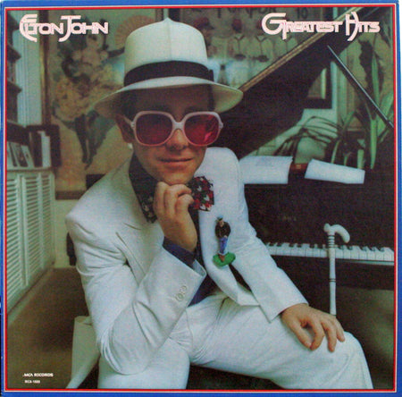 Elton John : Greatest Hits (LP, Comp, RE, Glo)