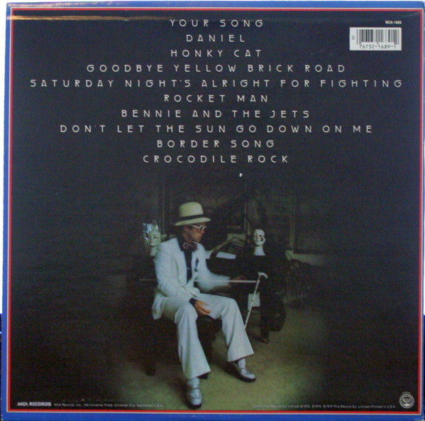 Elton John : Greatest Hits (LP, Comp, RE, Glo)