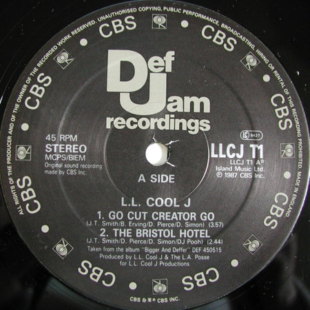 L.L. Cool J* : Go Cut Creator Go (12")
