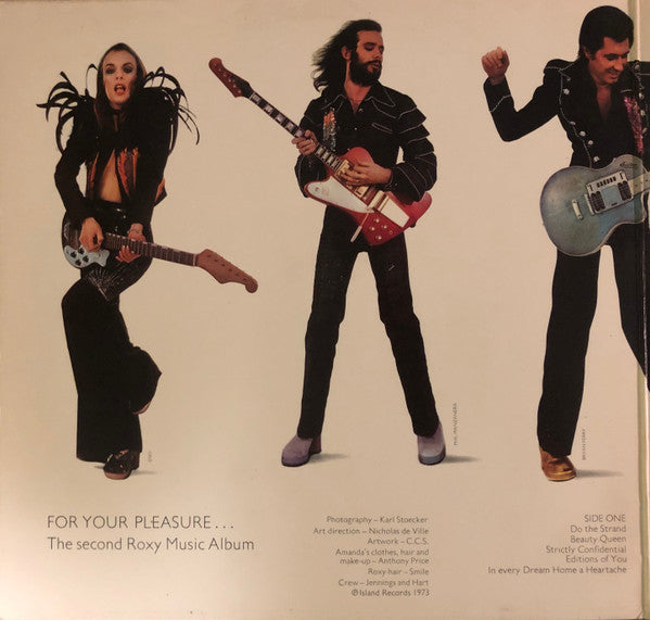 Roxy Music : For Your Pleasure (LP, Album)