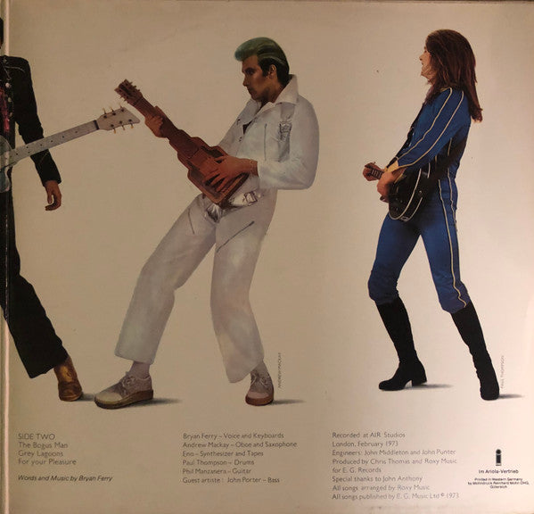 Roxy Music : For Your Pleasure (LP, Album)