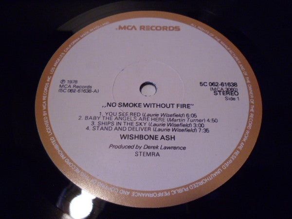 Wishbone Ash : No Smoke Without Fire (LP, Album)