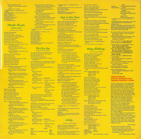 Stevie Wonder : Hotter Than July (LP, Album, Gat)