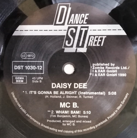 Daisy Dee : It's Gonna Be Alright (12")