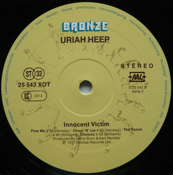 Uriah Heep : Innocent Victim (LP, Album)