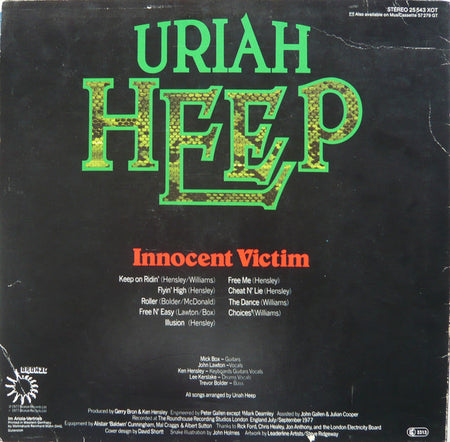 Uriah Heep : Innocent Victim (LP, Album)