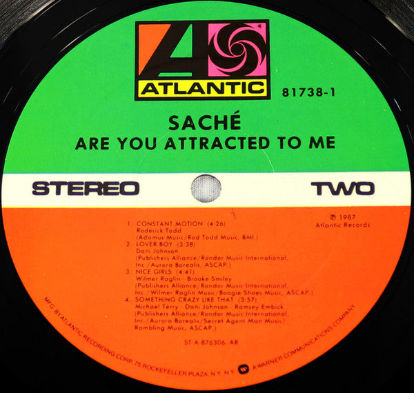 Saché : Are You Attracted To Me (LP, Album)