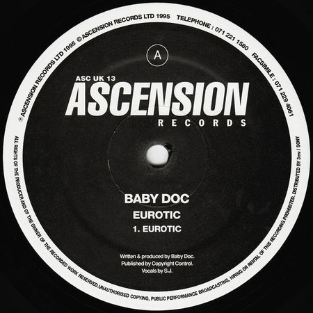 Baby Doc : Eurotic (12")