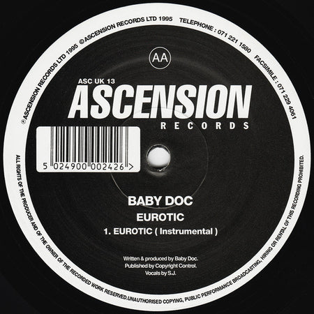 Baby Doc : Eurotic (12")