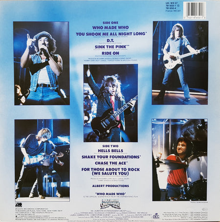 AC/DC : Who Made Who (LP, Album, Comp)