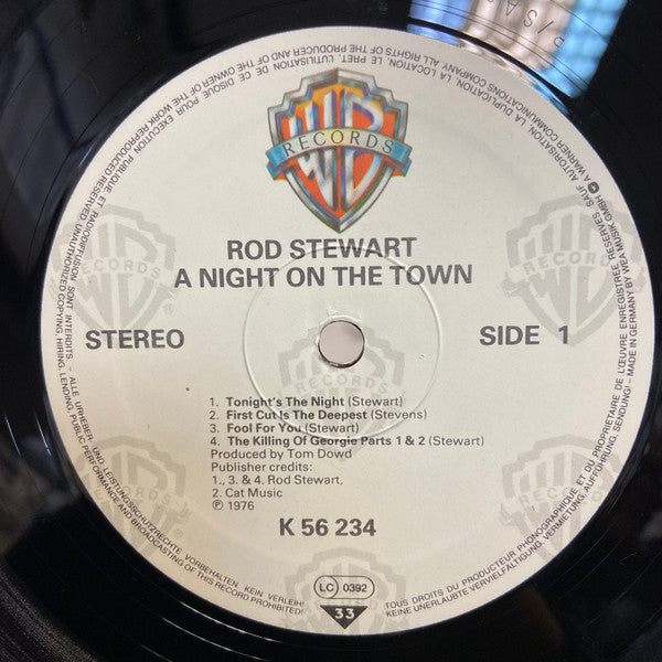 Rod Stewart : A Night On The Town (LP, Album, RE)