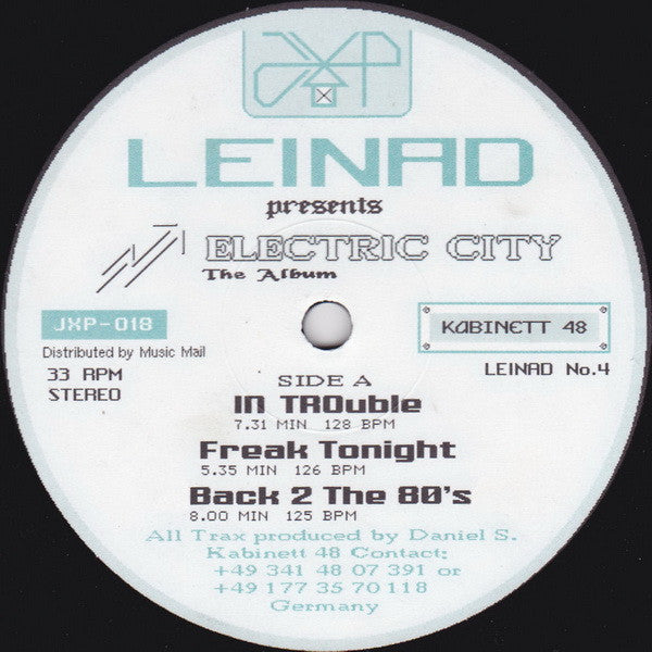 Leinad* : Electric City - The Album (2xLP, Album)
