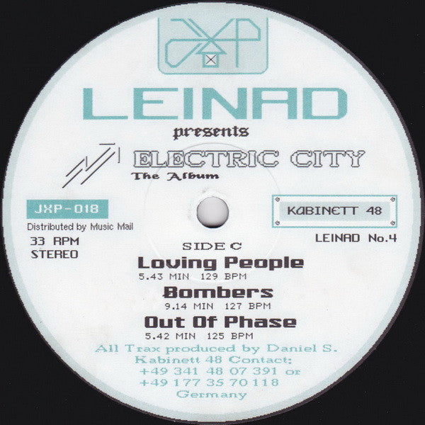DJ Leinad : Electric City - The Album (2xLP, Album)