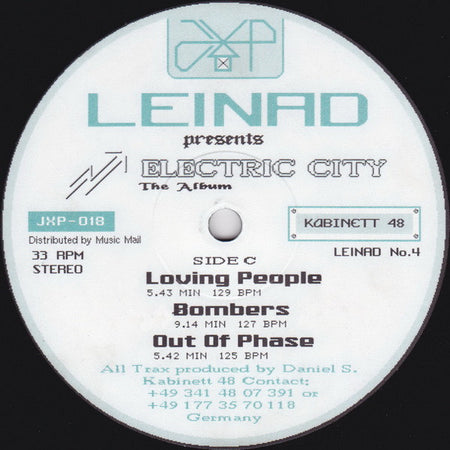 Leinad* : Electric City - The Album (2xLP, Album)