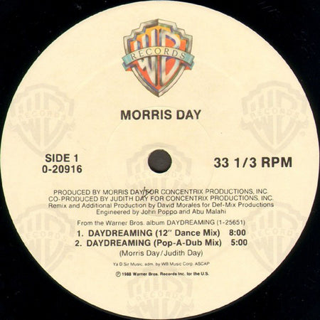 Morris Day : Daydreaming (12", Maxi)
