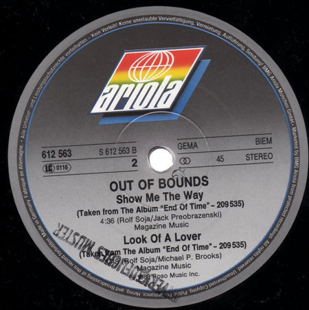 Out Of Bounds : End Of Time (12", Maxi)