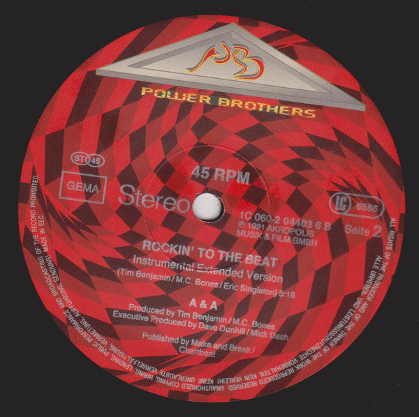 A & A (2) : Rockin' To The Beat (12")