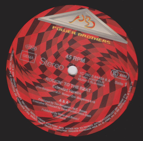 A & A (2) : Rockin' To The Beat (12")