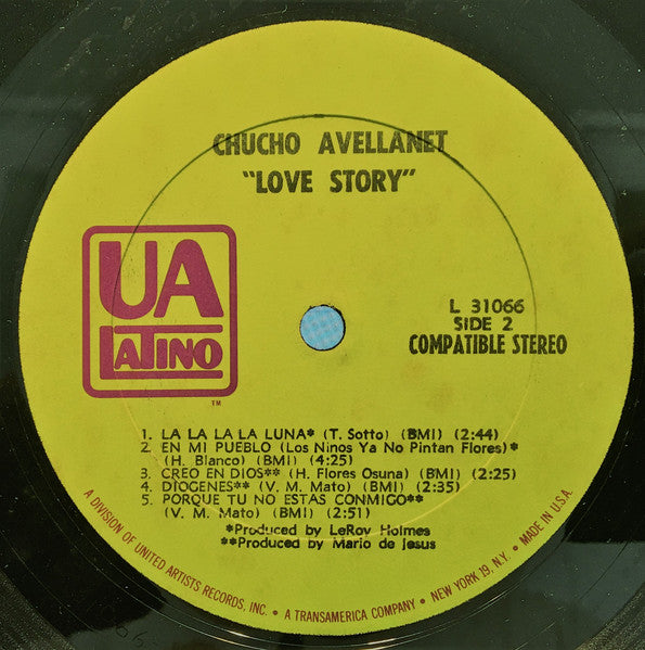 Chucho Avellanet : Love Story (LP, Album)