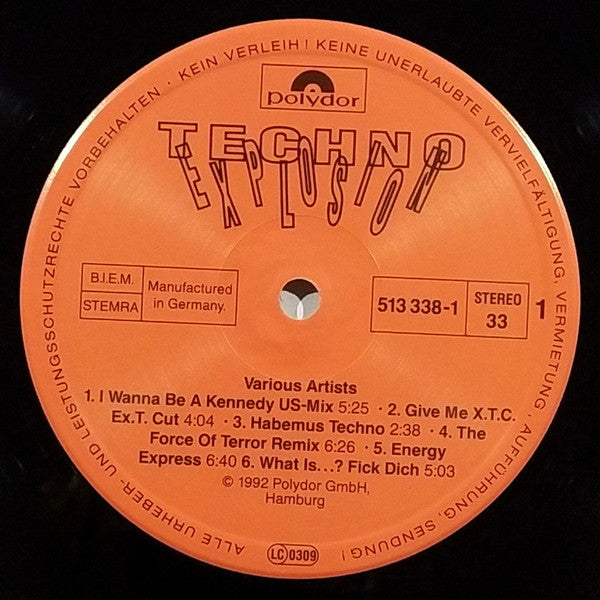 Various : Techno Explosion (LP, Comp)