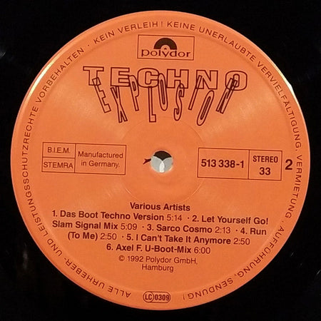 Various : Techno Explosion (LP, Comp)