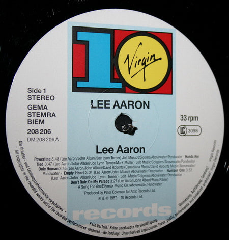 Lee Aaron : Lee Aaron (LP, Album)