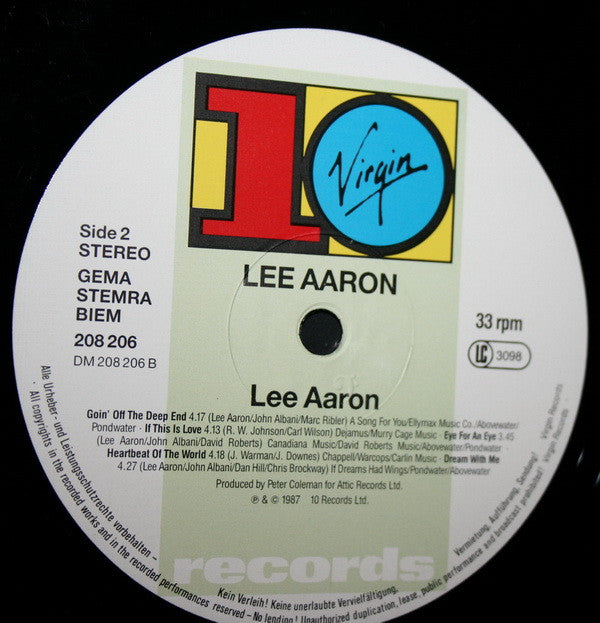 Lee Aaron : Lee Aaron (LP, Album)