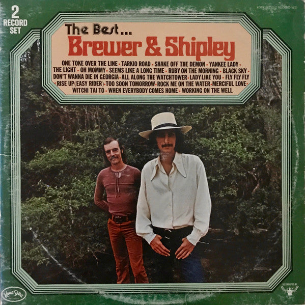 Brewer And Shipley : The Best . . . Brewer & Shipley (2xLP, Comp, Gol)