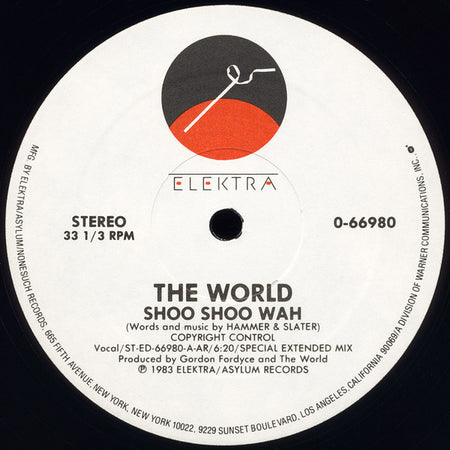 The World : Shoo Shoo Wah (12")
