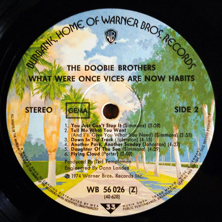 The Doobie Brothers : What Were Once Vices Are Now Habits (LP, Album)