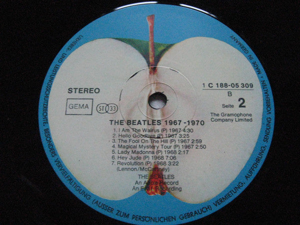 The Beatles : 1967-1970 (2xLP, Comp)