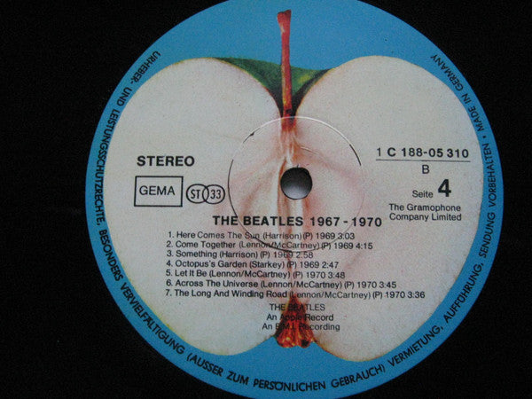 The Beatles : 1967-1970 (2xLP, Comp)