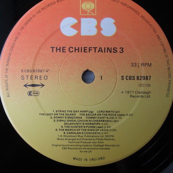 The Chieftains : The Chieftains 3 (LP, Album, RE)