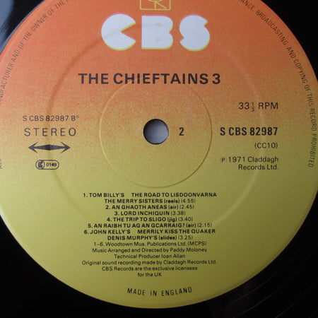 The Chieftains : The Chieftains 3 (LP, Album, RE)