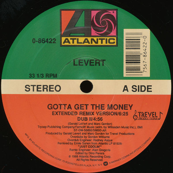 Levert : Gotta Get The Money (12", AR )