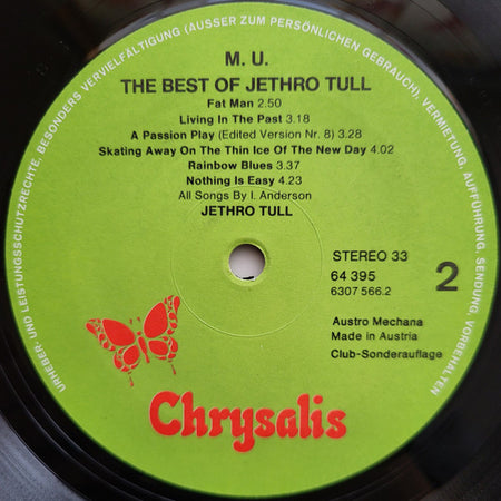 Jethro Tull : M.U. - The Best Of Jethro Tull (LP, Comp, Club)