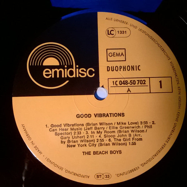 The Beach Boys : Good Vibrations (LP, Comp, RE)