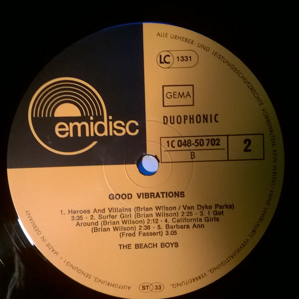 The Beach Boys : Good Vibrations (LP, Comp, RE)