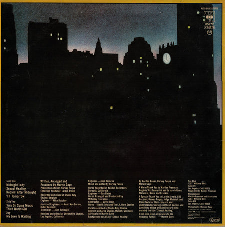 Marvin Gaye : Midnight Love (LP, Album)